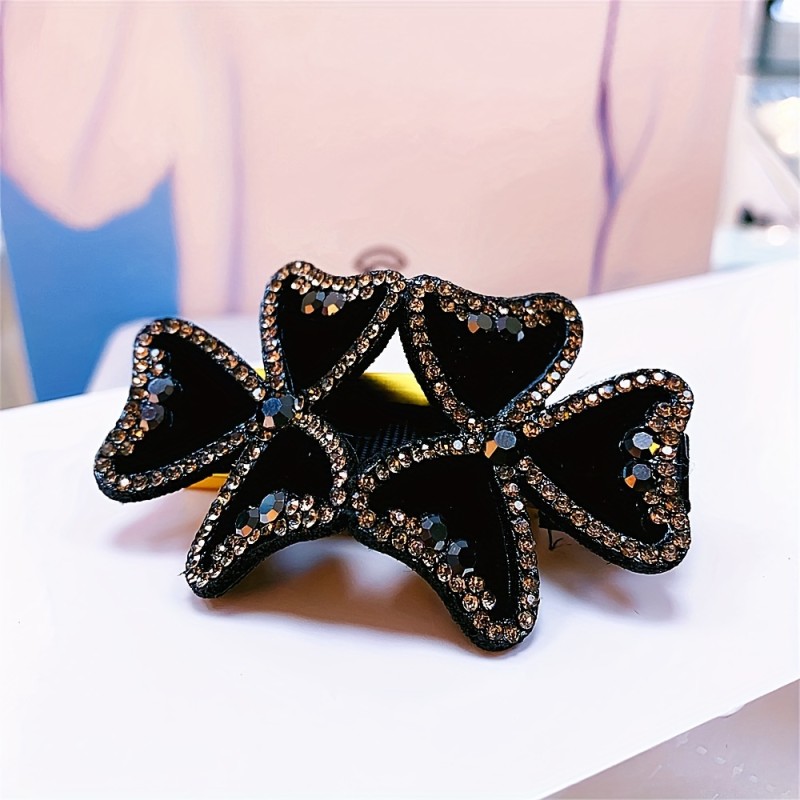 Rhinestone Hair Clip Accessory Sparkling Rhinestone Decorative Hair Clip