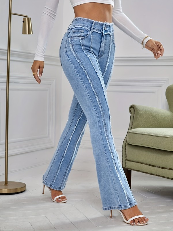 Women’s High-Waisted Stretchy Skinny Jeans | Non-See-Through Office Party All-Season Versatile Pants