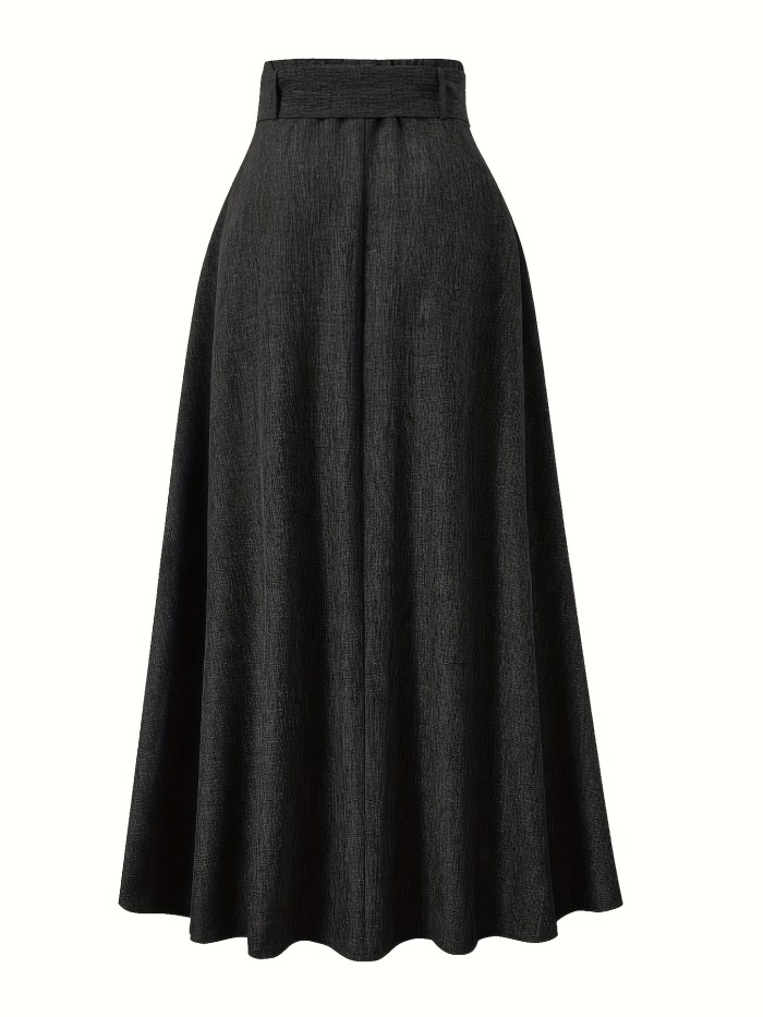 Women's Skirt, High-Waist Elegant Versatile Loose Thin, for Christmas and New Year