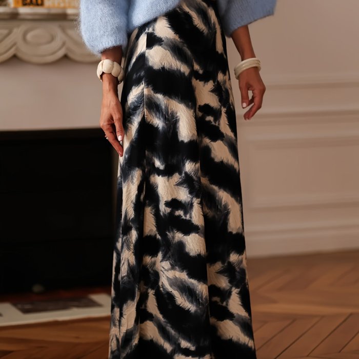 Book Core Thousand Directional YY1019001 Women'S Printed Long Dress