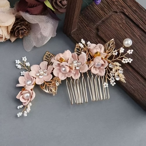 ✨ Exquisite Floral Bridal Hairpins | Perfect Traditional Wedding Hair Accessory to Enhance the Bride’s Elegant Look