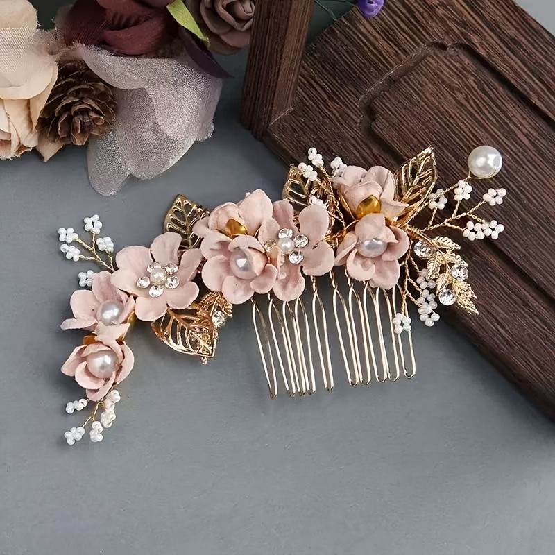 ✨ Exquisite Floral Bridal Hairpins | Perfect Traditional Wedding Hair Accessory to Enhance the Bride’s Elegant Look