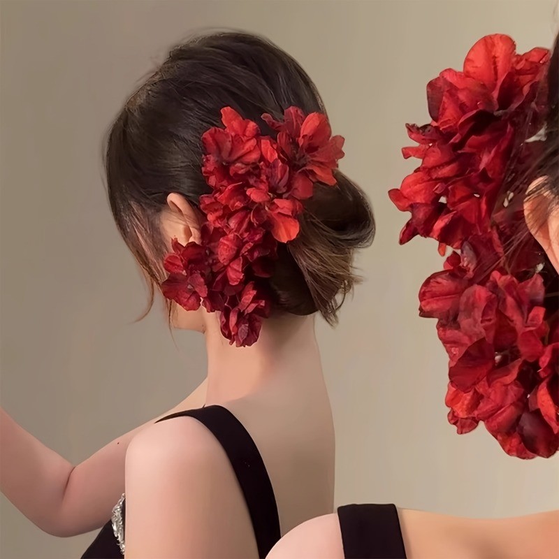 ✨ Elegant New Chinese Style Floral Hairpin | Vintage Hair Accessory for Updos, Versatile for Daily Outfits & Hairstyles