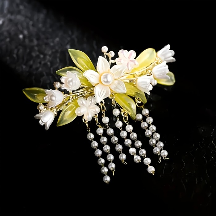 Classic Hair Additions Flower Hairpin Headdress Hair Comb Hair Stick Additions