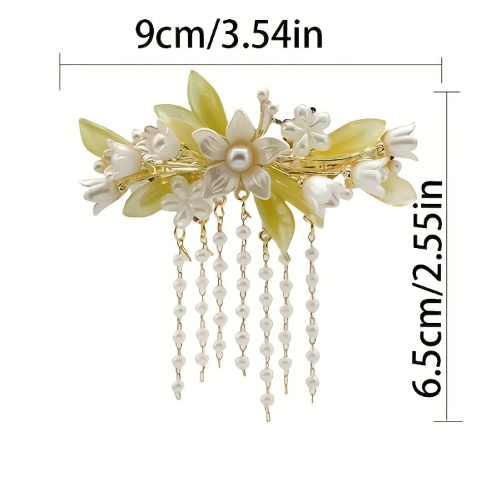 Classic Hair Additions Flower Hairpin Headdress Hair Comb Hair Stick Additions