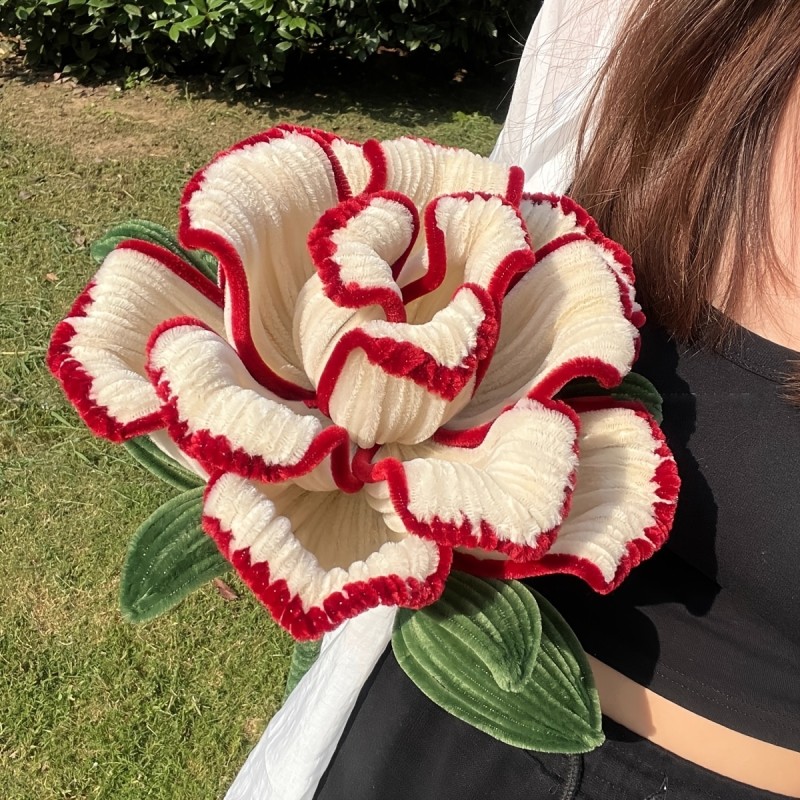 321pcs Vintage Rose Flower Twist Stick Handmade Material Pack, Enormous Rose Craft, Multi-Color Thickened Pipe Cleaner, Includes 3 Colors of Flower Stems, Flower Stems, Pearl Sheets, Suitable for Mother'S Day, Valentine'S Day