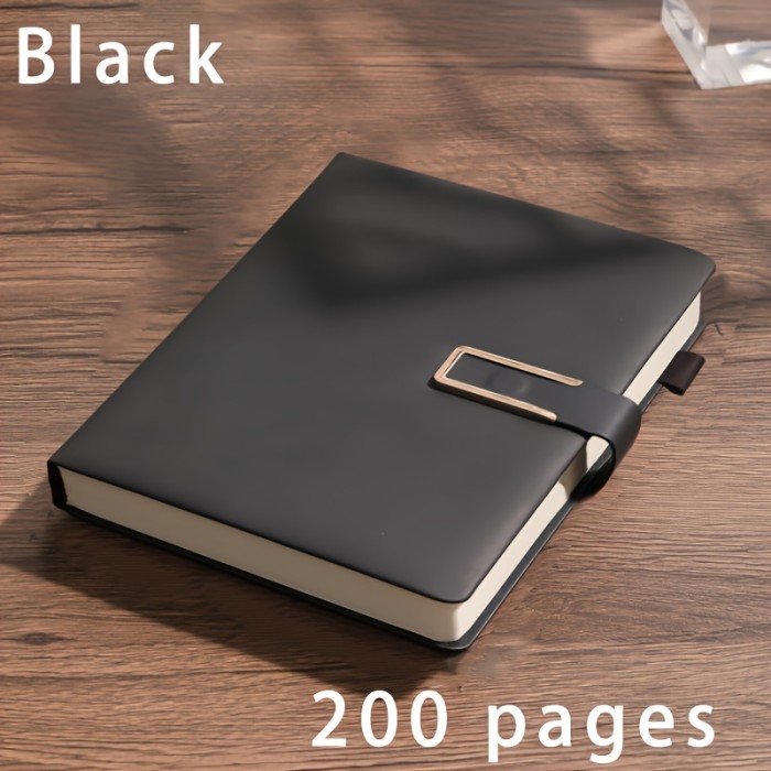 Ultra-Thick Notebook A5 Leather-Faced Business Meeting Notepad Thickened Retro Easy College Student Diary