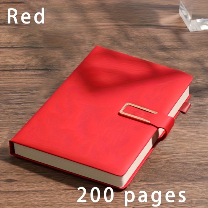 Ultra-Thick Notebook A5 Leather-Faced Business Meeting Notepad Thickened Retro Easy College Student Diary