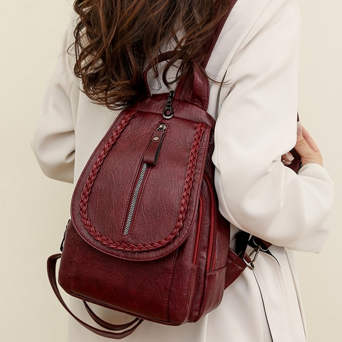 Exclusive Offer Fashion Women'S Backpack, Imitation Daypack, Suitable for Work And Travel