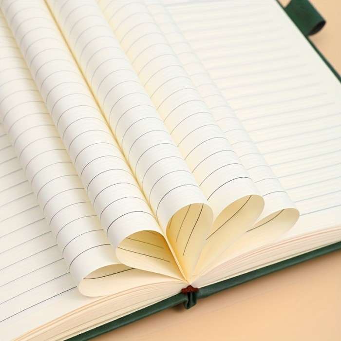 Ultra-Thick Notebook A5 Leather-Faced Business Meeting Notepad Thickened Retro Easy College Student Diary