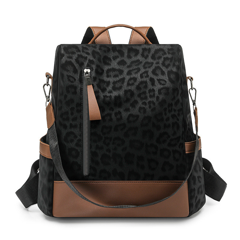Retro Commuter Style Polka Dot Backpack Handheld Backpack Crossbody Backpack Three-Way Bag Daily Commute Short Distance Travel Light Travel All-Purpose Retro Style Color-Block Patchwork Women'S Bag