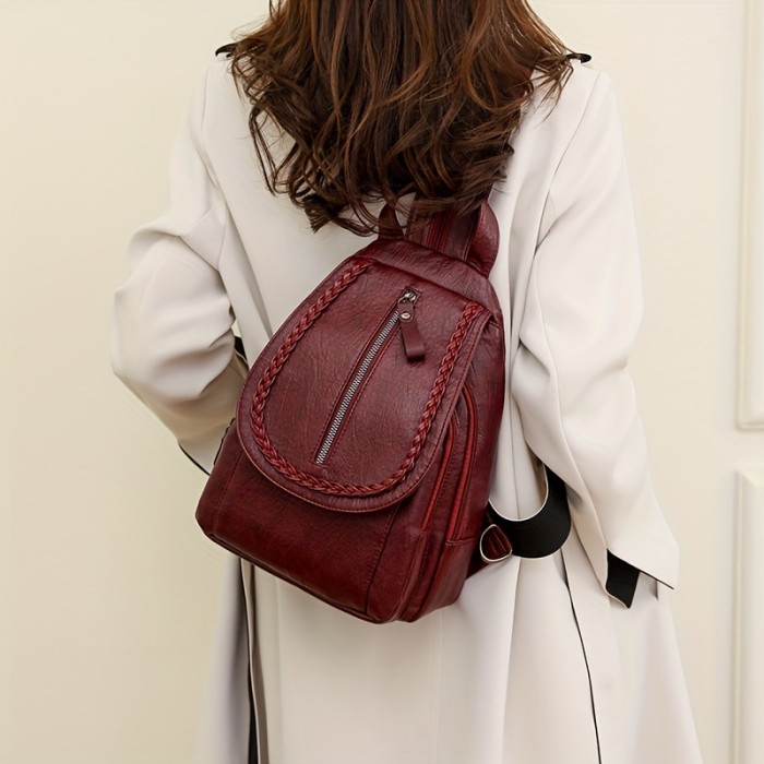 Exclusive Offer Fashion Women'S Backpack, Imitation Daypack, Suitable for Work And Travel
