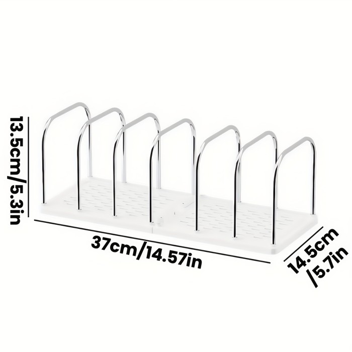 1pc Stainless Steel + PP Material Desktop Bookshelf | Non-Slip Base with Adjustable Divided Vertical Small Book Stand Rack | Modern Minimalist Office Desk Organizer Shelf for Mail and Documents Storage | Student Dorm Room Study Table Storage Rack