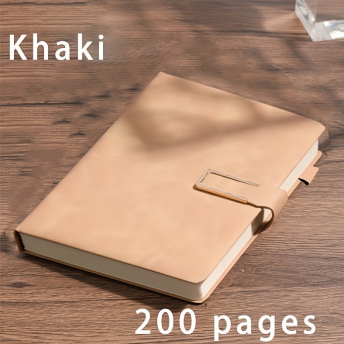 Ultra-Thick Notebook A5 Leather-Faced Business Meeting Notepad Thickened Retro Easy College Student Diary