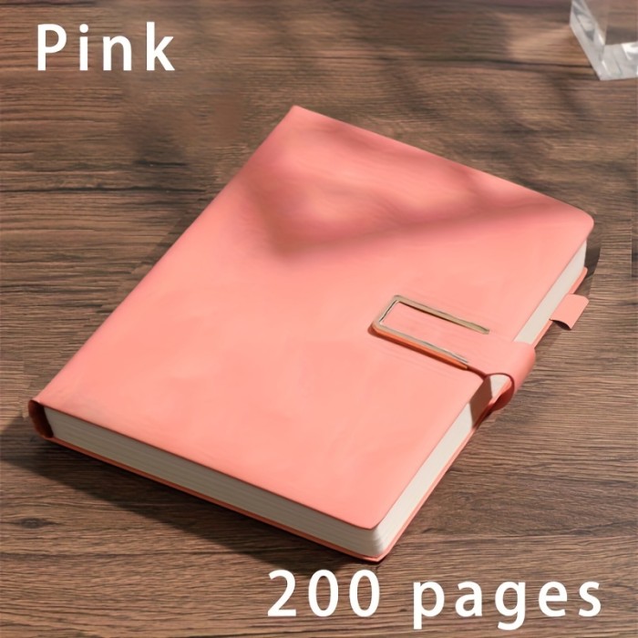 Ultra-Thick Notebook A5 Leather-Faced Business Meeting Notepad Thickened Retro Easy College Student Diary