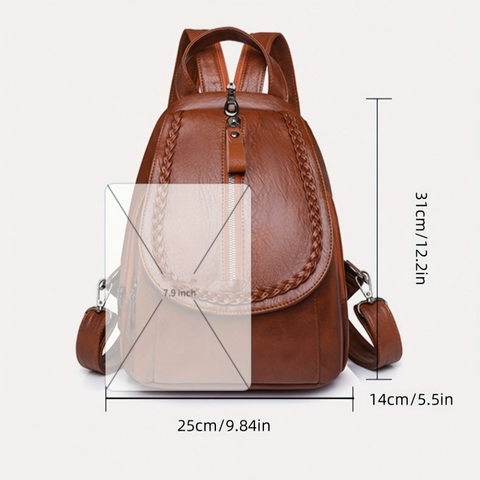 Exclusive Offer Fashion Women'S Backpack, Imitation Daypack, Suitable for Work And Travel