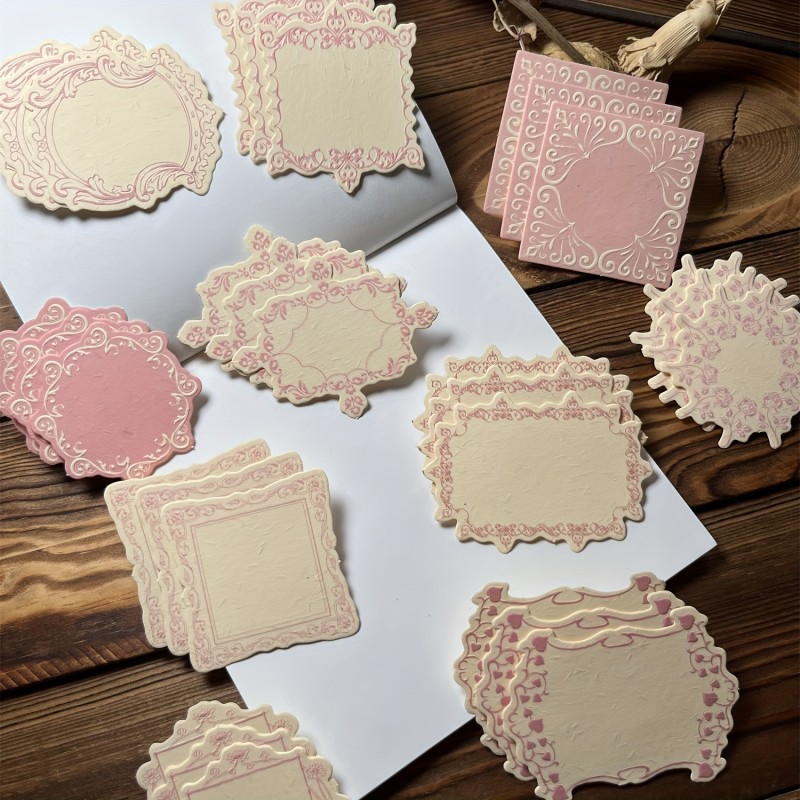 Vintage Boxed Notepaper\u002F30 Sheets Per Box\u002FEmbossed Design\u002FThick Specialty Paper\u002FSuitable for Diaries And Scrapbooking As Decorative Paper