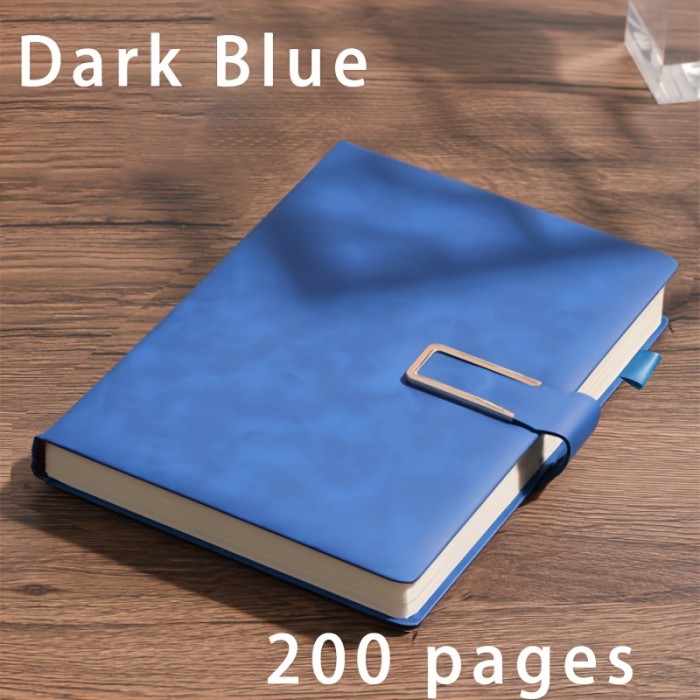 Ultra-Thick Notebook A5 Leather-Faced Business Meeting Notepad Thickened Retro Easy College Student Diary