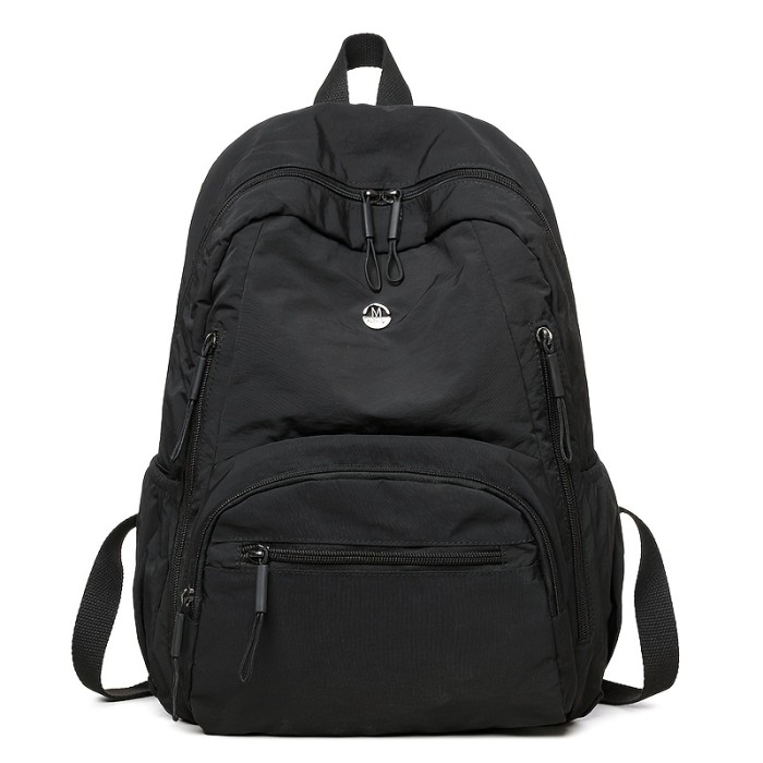Solid Color Outing \u002F Men Women Backpack \u002F Fashion Casual Lightweight \u002F Multifunctional Large Capacity \u002F College Student Bag