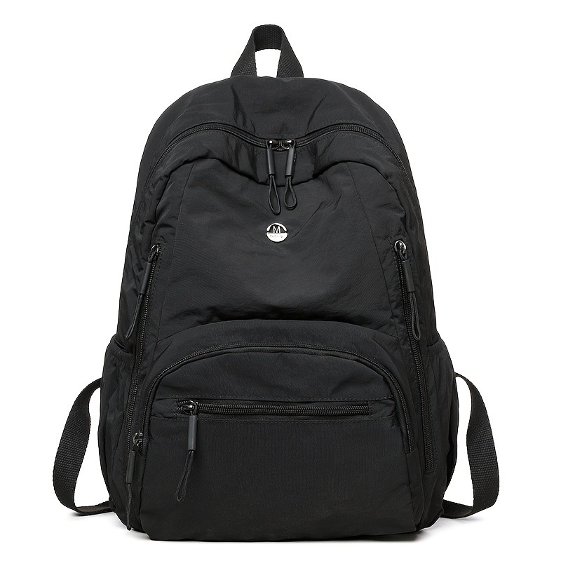 Solid Color Outing \u002F Men Women Backpack \u002F Fashion Casual Lightweight \u002F Multifunctional Large Capacity \u002F College Student Bag