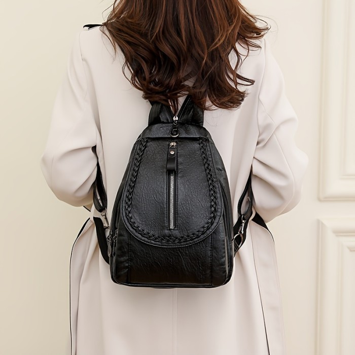 Exclusive Offer Fashion Women'S Backpack, Imitation Daypack, Suitable for Work And Travel