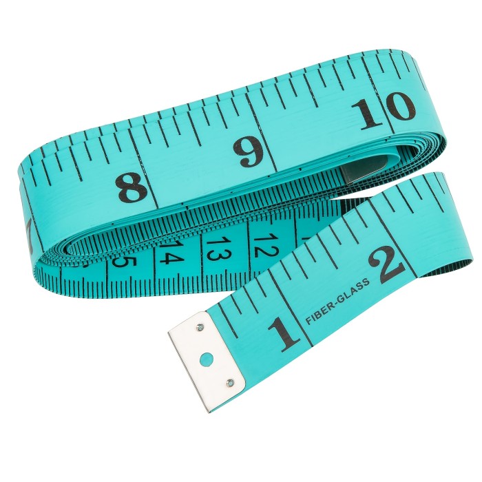 A Black\u002FYellow Measuring Tape Made of PVC Material, Waterproof And Dirt-Resistant, Measuring 200Cm\u002F79 Inches in Length And 2Cm in Width. It Features Exquisite Craftsmanship with Numbers And Is a Double-Sided Tape with Centimeters And Inches. Suitabl