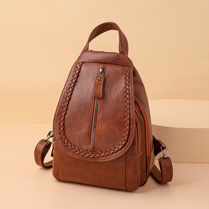 Exclusive Offer Fashion Women'S Backpack, Imitation Daypack, Suitable for Work And Travel