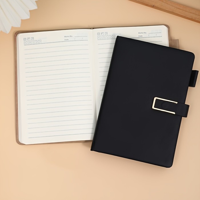 Ultra-Thick Notebook A5 Leather-Faced Business Meeting Notepad Thickened Retro Easy College Student Diary