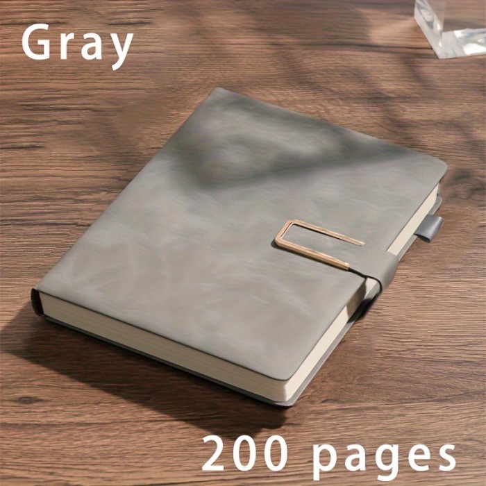 Ultra-Thick Notebook A5 Leather-Faced Business Meeting Notepad Thickened Retro Easy College Student Diary