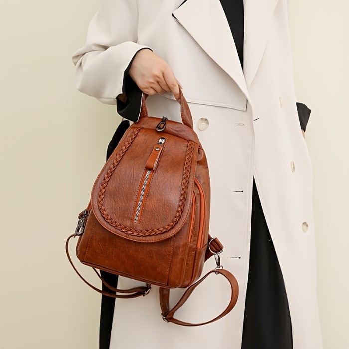 Exclusive Offer Fashion Women'S Backpack, Imitation Daypack, Suitable for Work And Travel