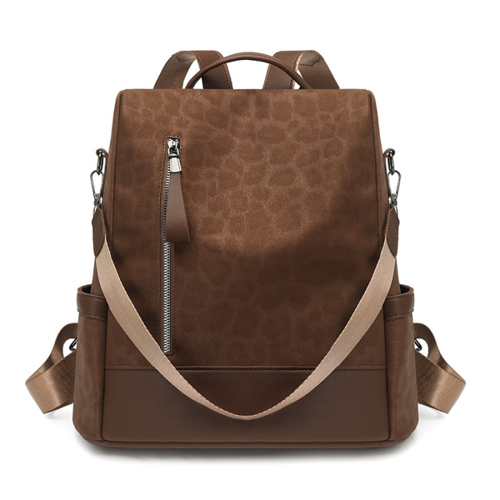Retro Commuter Style Polka Dot Backpack Handheld Backpack Crossbody Backpack Three-Way Bag Daily Commute Short Distance Travel Light Travel All-Purpose Retro Style Color-Block Patchwork Women'S Bag