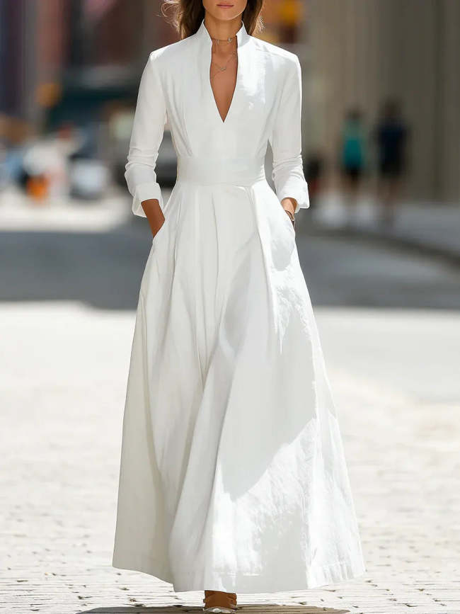Women's Minimalist Elegant Long Dress