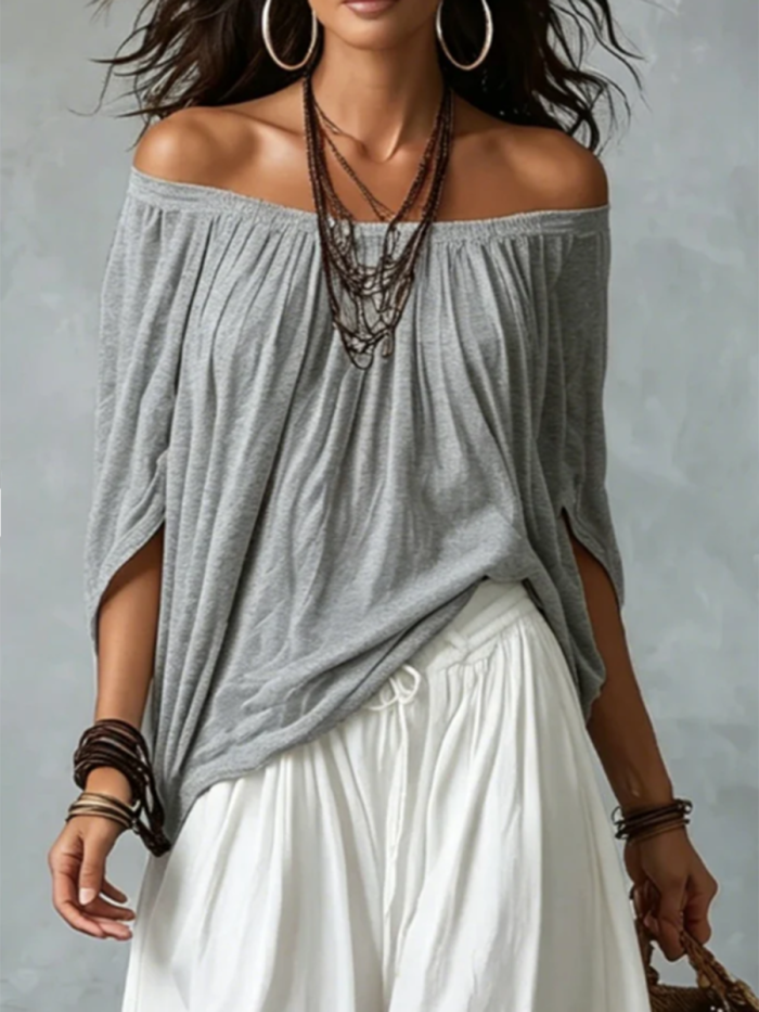 Casual & Stylish  buttery-soft  Cotton Two-piece Set