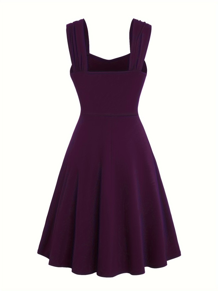 Targeted Development Ruched Cross-Shoulder Strap Dress