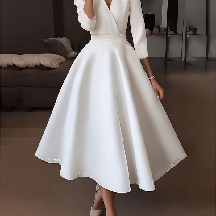 Women'S High-Waisted Slim-Fit Mid-Length Skirt with Fairy Charm