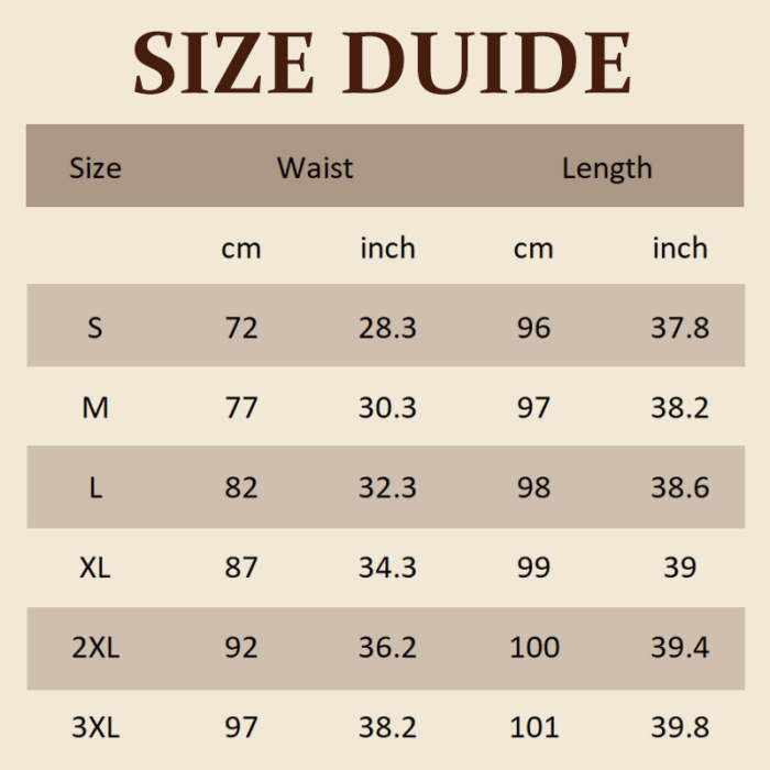 Women's Fashion Retro Floor Length Skirt