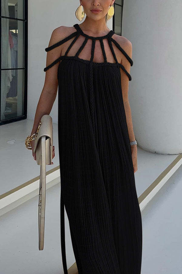 Bohemian Halter Maxi Dress