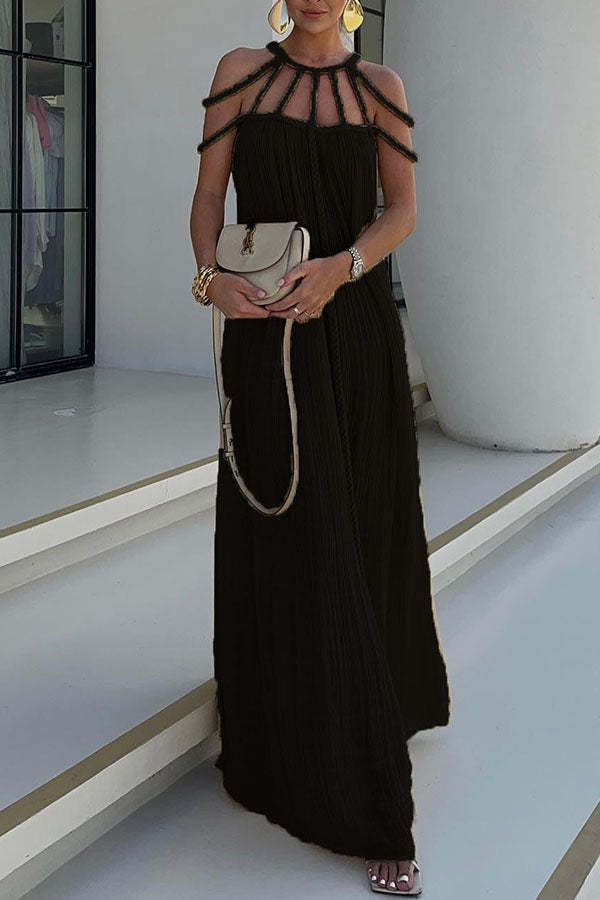 Bohemian Halter Maxi Dress