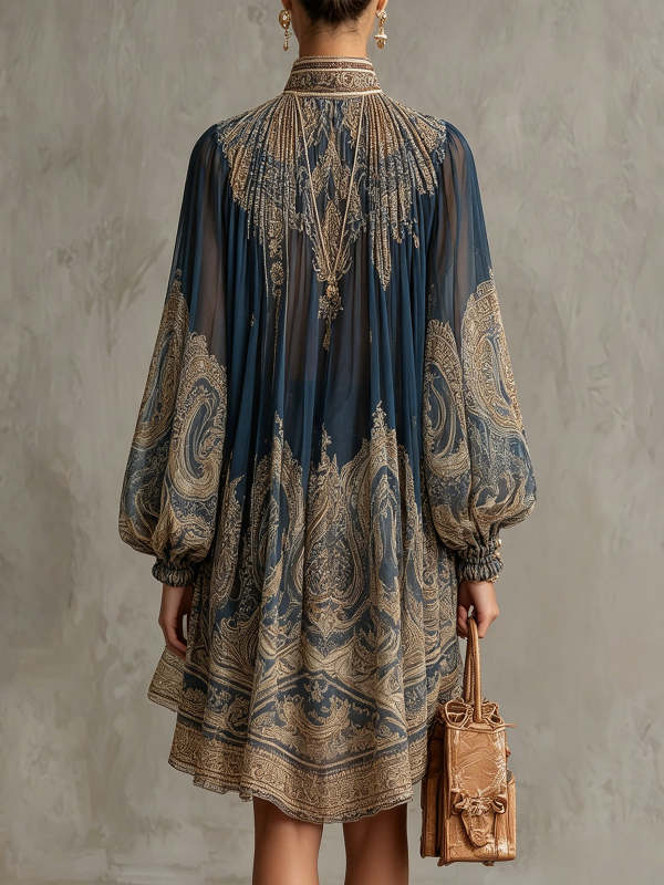 Airy Asymmetric Flowy Lightweight Elegant Midi Dress