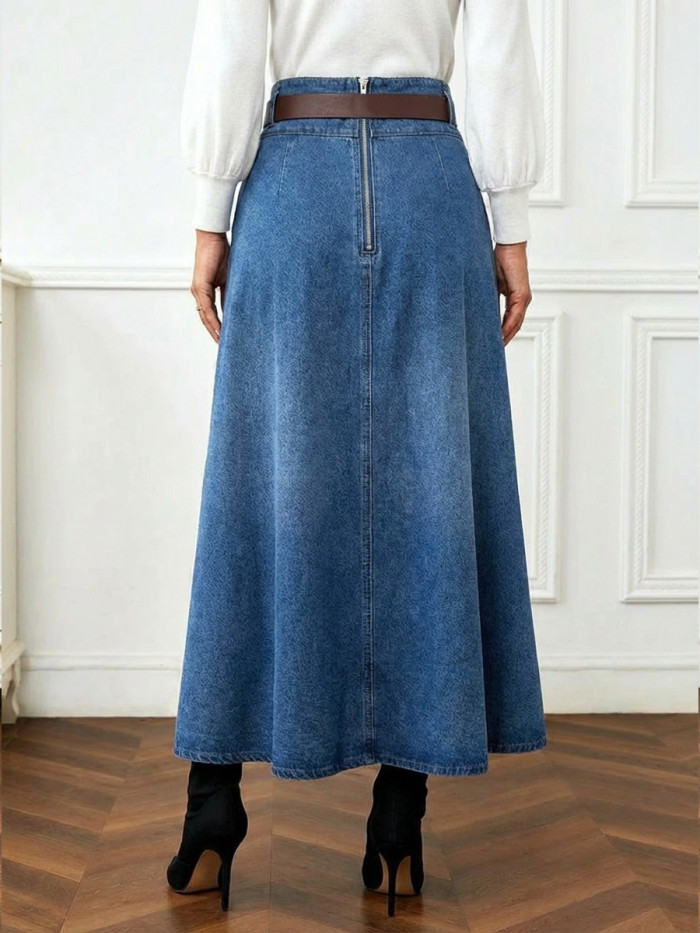 Women's Fashionable Denim Skirt