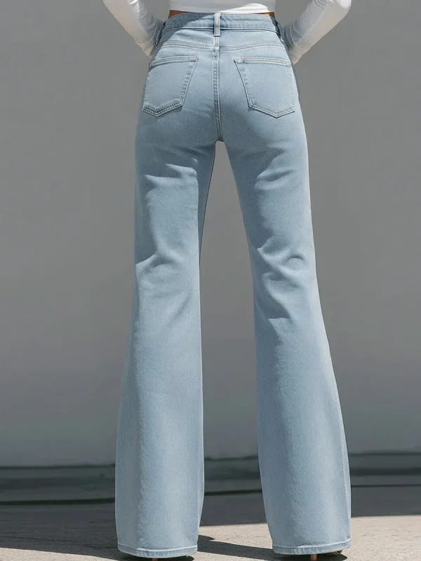 Women's Retro Art Stylish Casual Denim Jeans