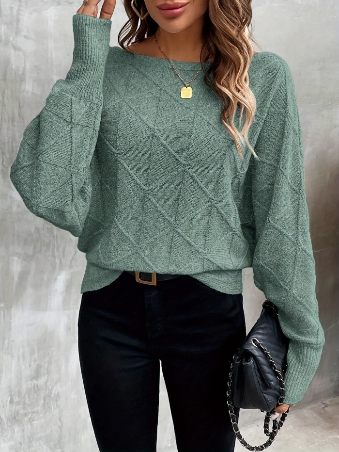 Vika Direct Casual Women's Batwing Sleeve Sweater