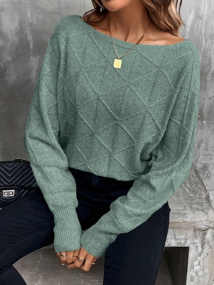 Vika Direct Casual Women's Batwing Sleeve Sweater