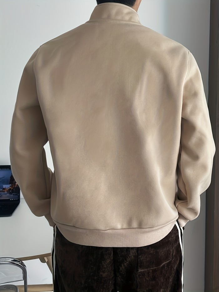 Men's Warm Fleece Sweatshirt Jacket