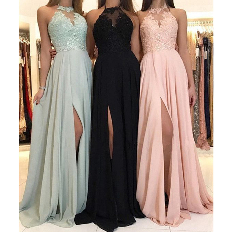 Lace High Waist Elegant Straps  Wedding Guest Dress