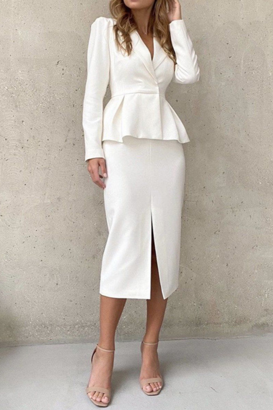 Dress women's fashion long sleeve professional suit