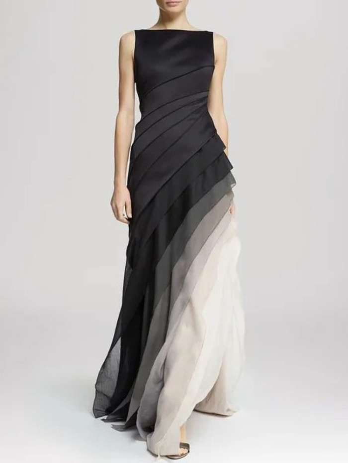 Elegant Women Chiffon Wedding Guest Dresses