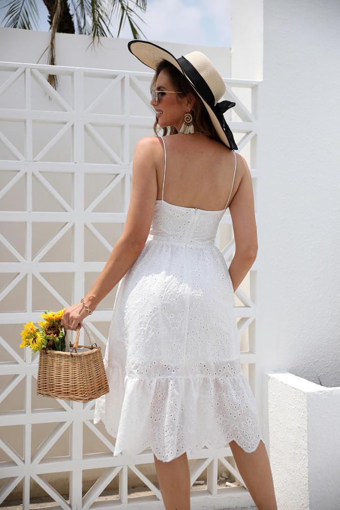 New Strap Women'S Clothing Seeveless Fashion Casual High Waist Sexy Wedding Guest Dresses