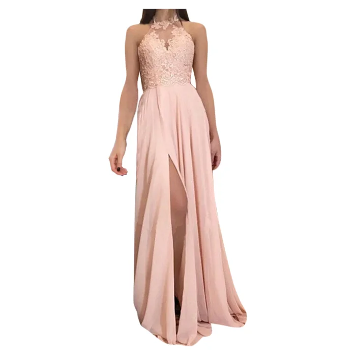 Lace High Waist Elegant Straps  Wedding Guest Dress