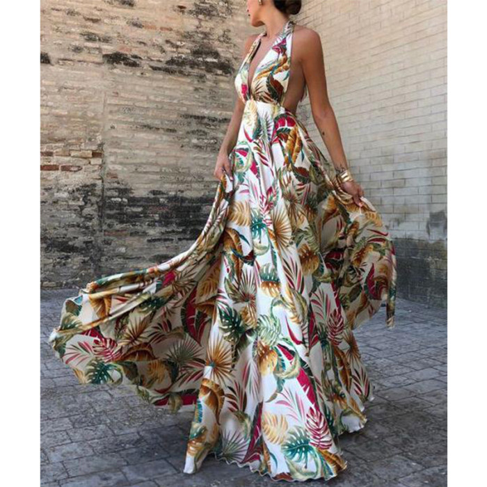 Summer Plus Size Sexy Backless Wedding Guest Dresses